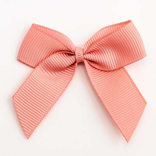 Rose Gold 5cm Grosgrain Bows - Self Adhesive