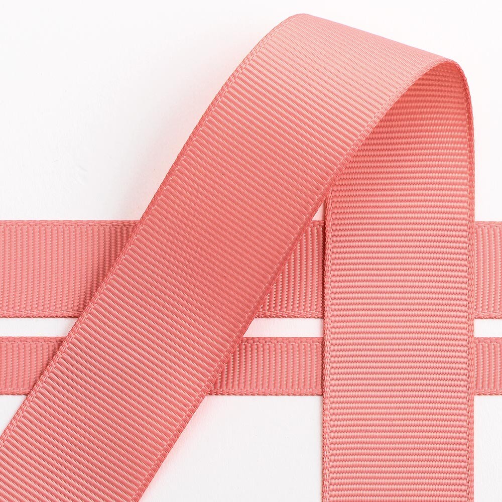 Rose Gold Grosgrain Ribbon