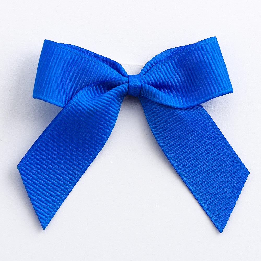 Royal Blue 5cm Grosgrain Bows - Self Adhesive