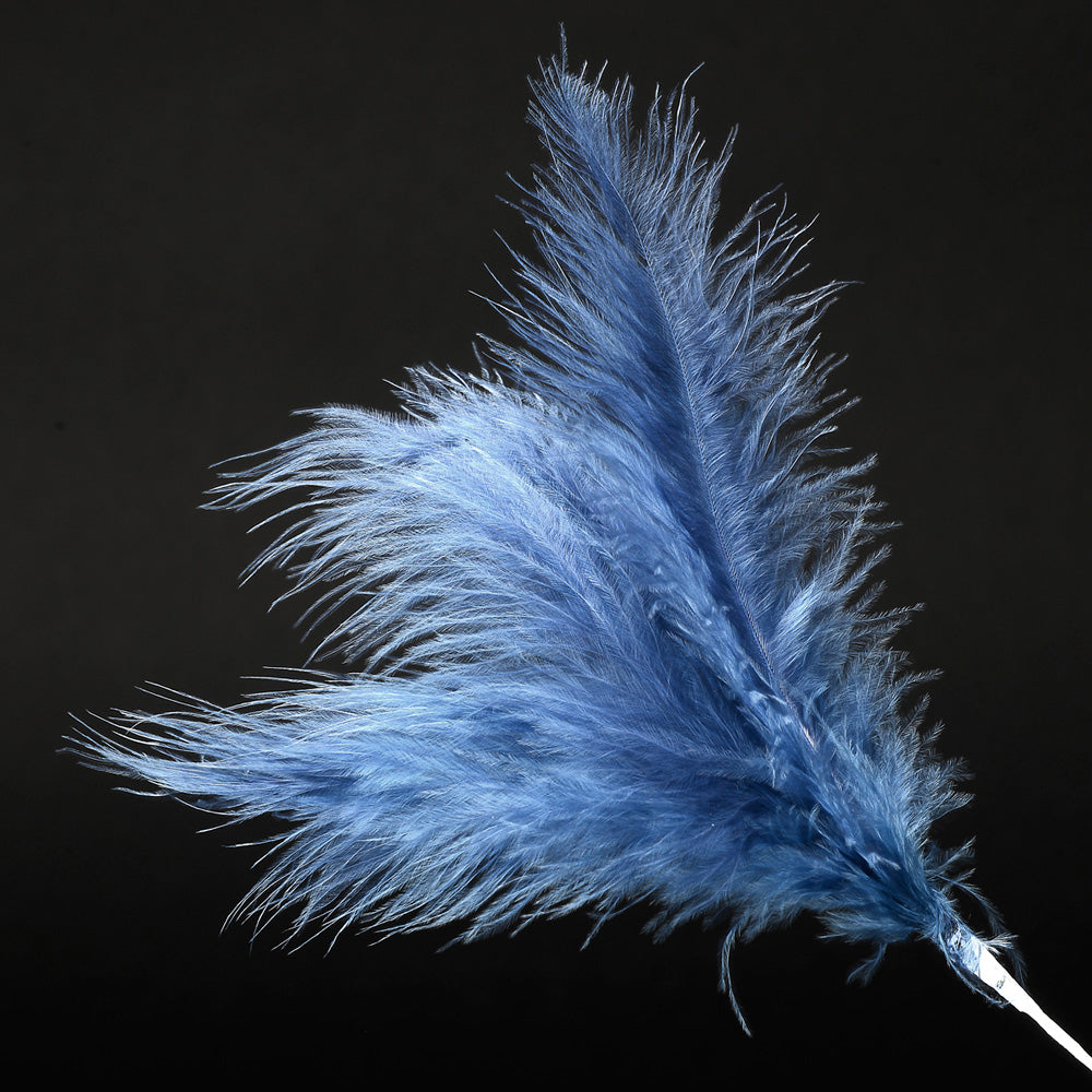 Navy Blue Feather Stem - Perfect Tables