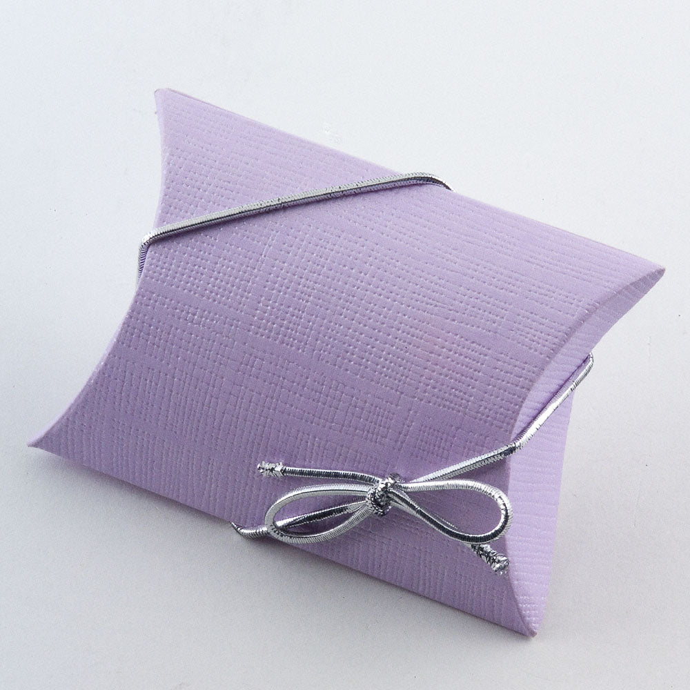 Silver Elastic Hoop Cord Bows - Metallic Pre-Tied 8" Stretch Loops