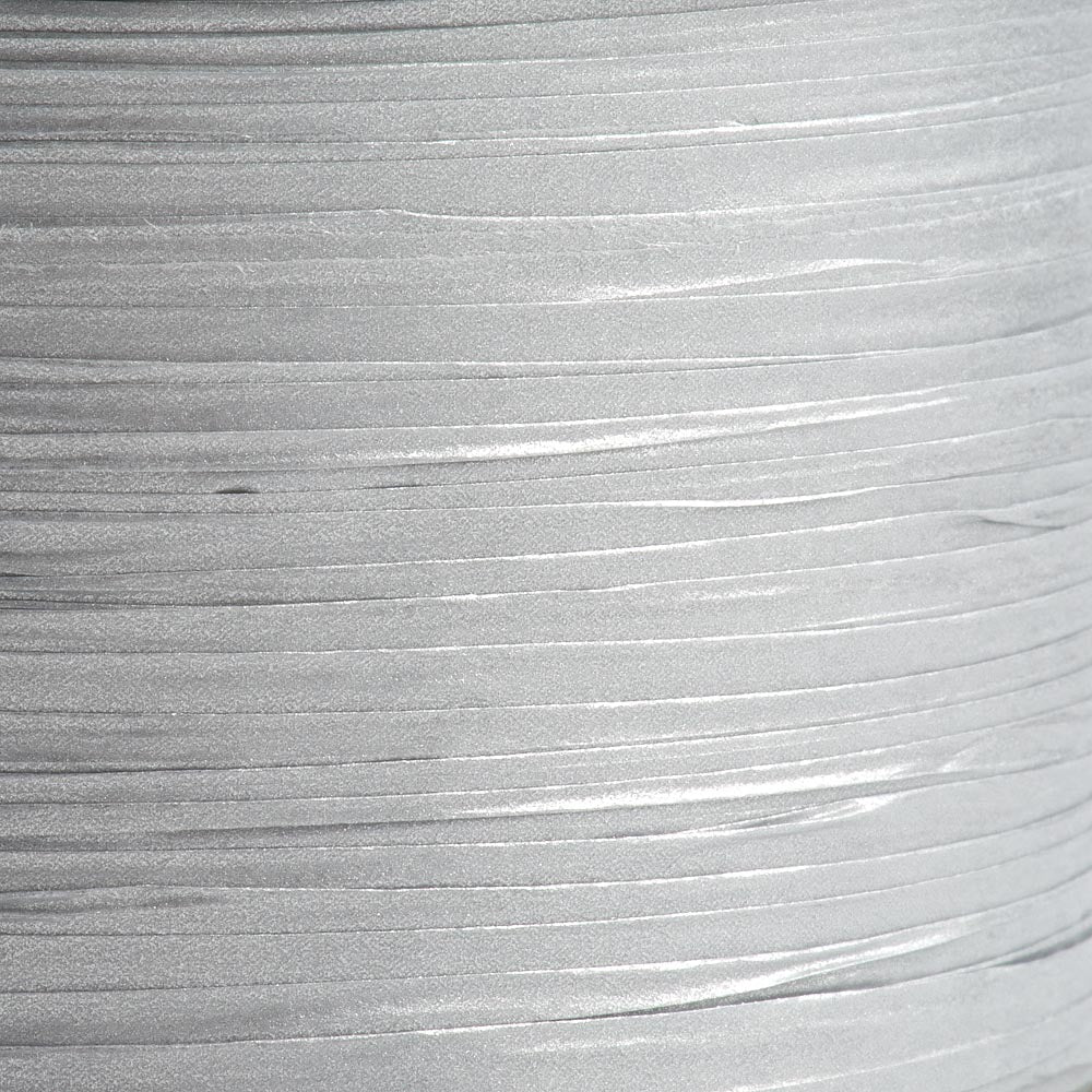 Silver Paper Raffia Ribbon
