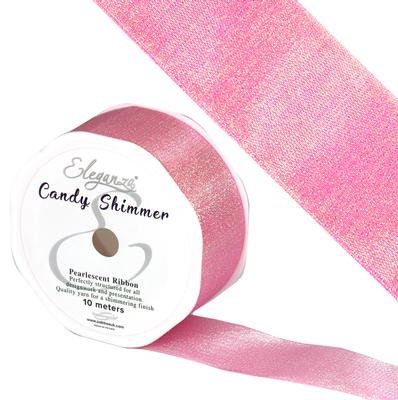 Sugar Pink Candy Shimmer Ribbon No.44 - Perfect Tables