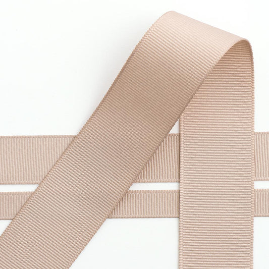 Taupe Grosgrain Ribbon