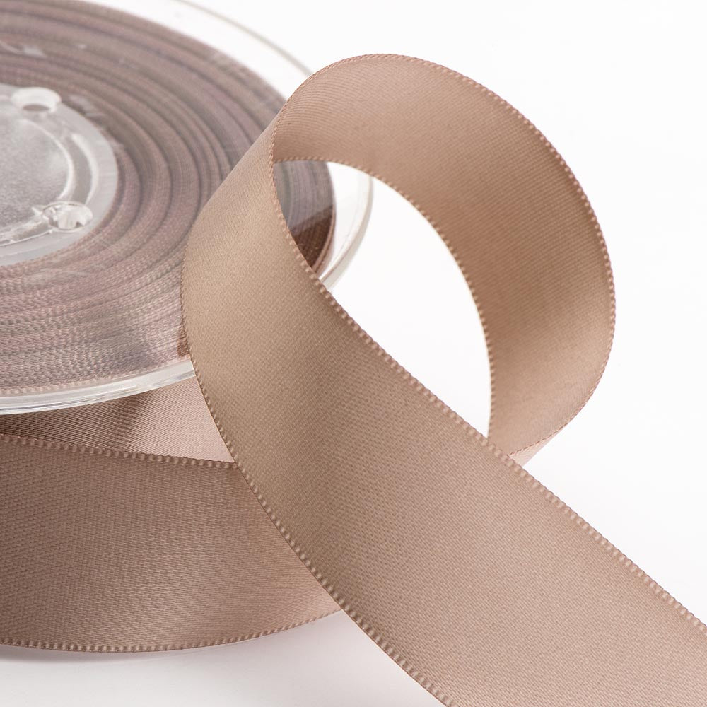 Taupe Satin Ribbon