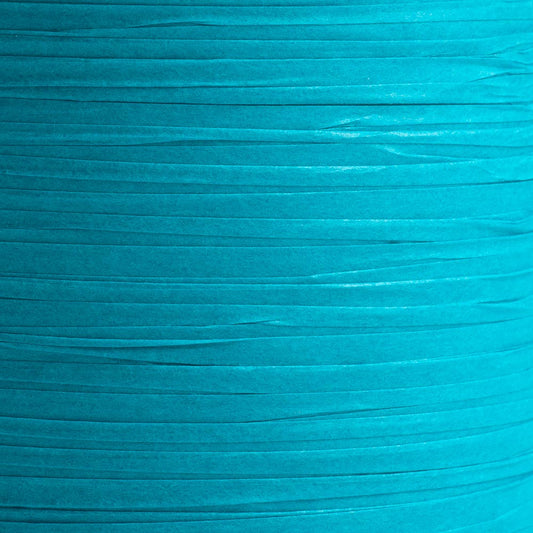 Turquoise Paper Raffia Ribbon