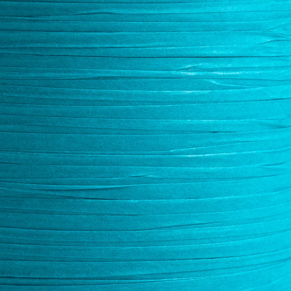 Turquoise Paper Raffia Ribbon