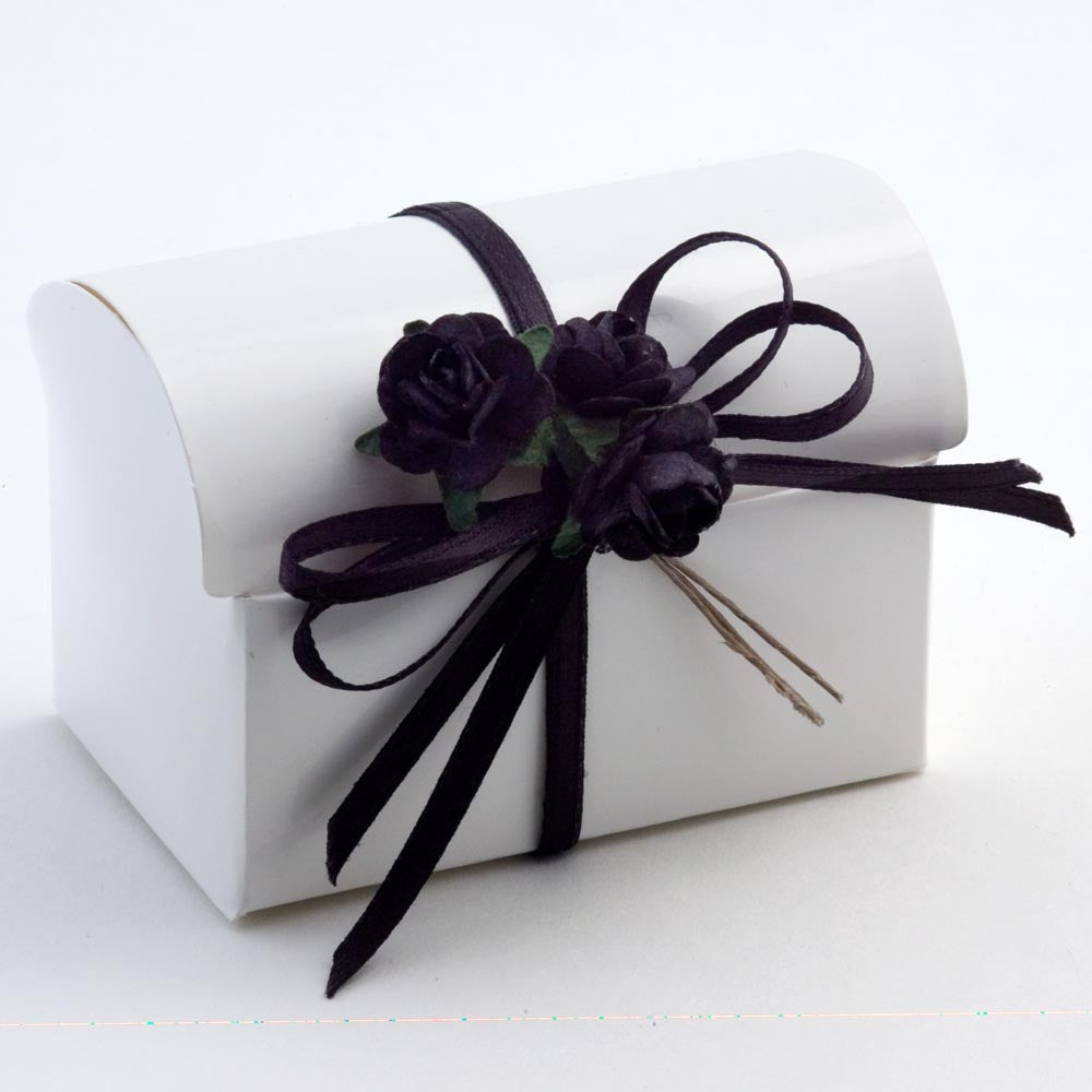White Glossy Cofanetto 70x45x52