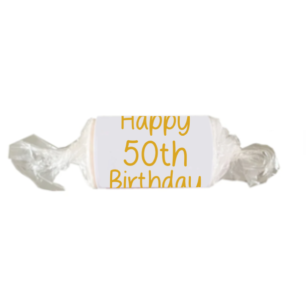 Personalised Written Chocolate Neapolitan Sweets for Birthdays, Weddings, Anniversary, Baby Shower, Christmas etc Custom Text