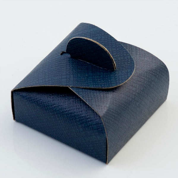 Navy Silk Mini Astuccio 47x47x17