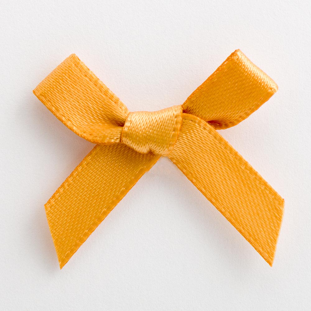 Antique Gold 3cm Pre-Tied Satin Bows