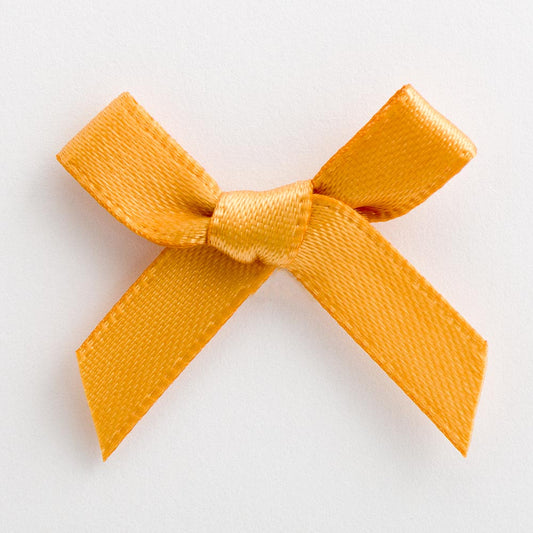 Antique Gold 3cm Pre-Tied Satin Bows