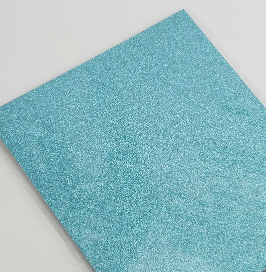Blue A4 Glitter Card 250gsm Per Sheet