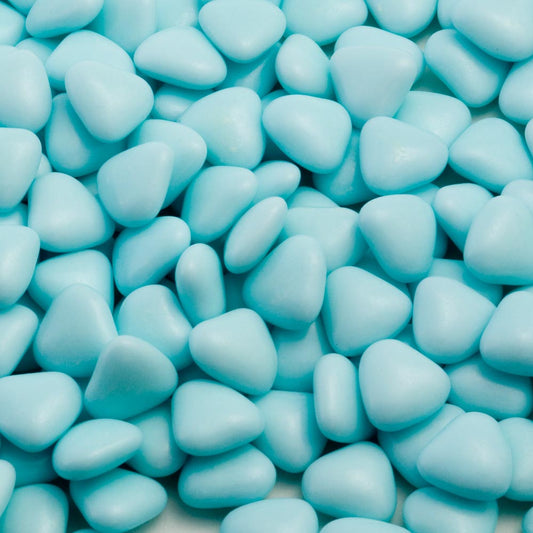 Blue Mini Heart Chocolate Dragees