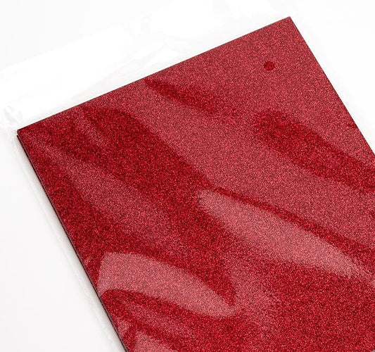 Burgundy A4 Glitter Card 250gsm Per Sheet