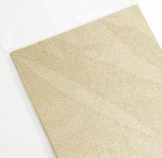 Champagne A4 Glitter Card 250gsm Per Sheet