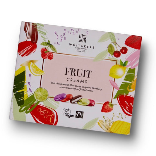 Whitakers Fruit Mix Fondant Creams Gift Box Dark Chocolate