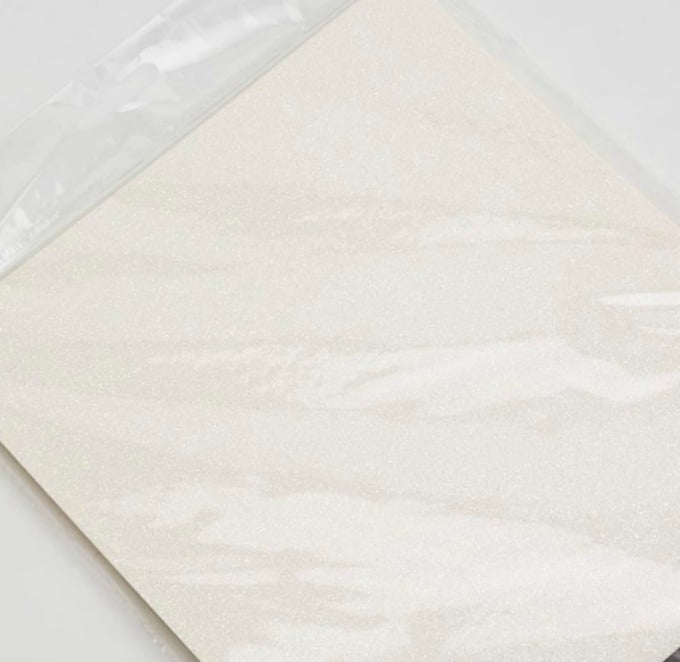 Ice White A4 Glitter Card 250gsm Per Sheet
