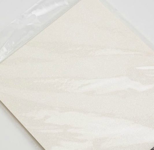 Ice White A4 Glitter Card 250gsm Per Sheet