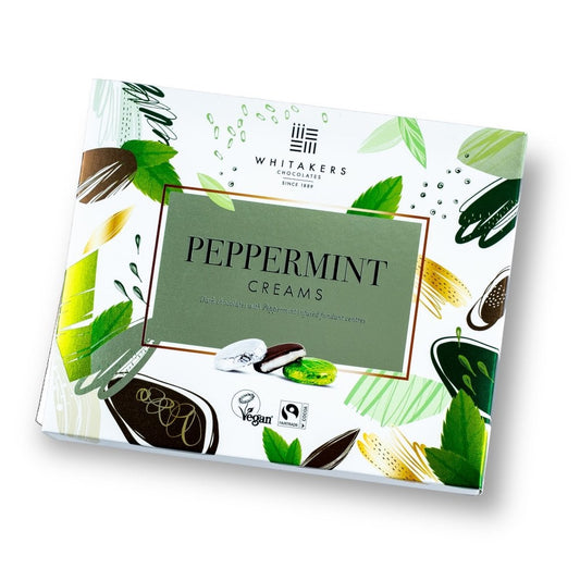 Whitakers Peppermint Mix Fondant Creams Gift Box Dark Chocolate