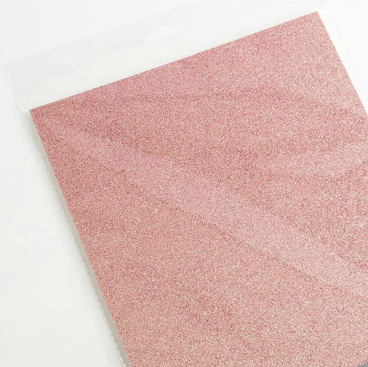 Rose Pink A4 Glitter Card 250gsm Per Sheet