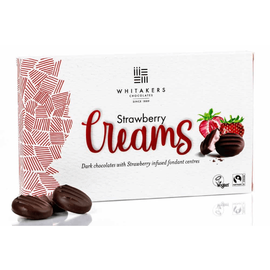 Dark Chocolate Fondant Cream Gift Box - Strawberry