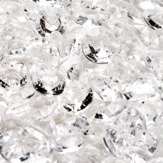 100g Clear Table Crystals 5mm 10mm 12mm ~450pcs