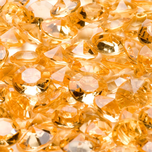 100g Gold Table Crystals 5mm 10mm 12mm ~450pcs