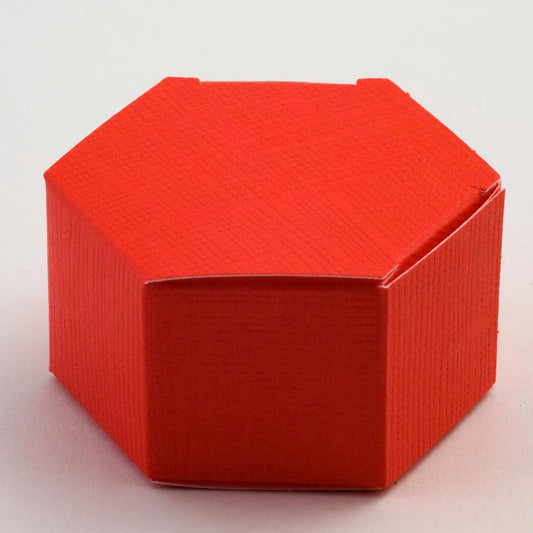 Red Silk Hexagonal 60x30