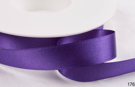 Cadbury Purple Shindo Satin Ribbon 12100 176
