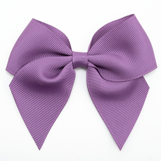 Amethyst 10cm Grosgrain Bow - Self Adhesive