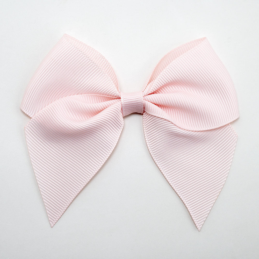 Blush Pink 10cm Grosgrain Bow - Self Adhesive