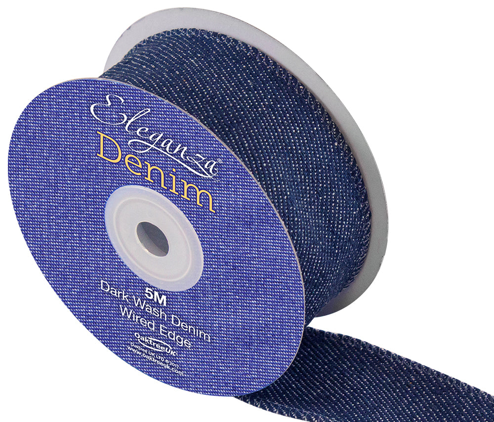 38mm Denim Ribbon