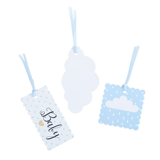3 Paper Gift Tags - Boy