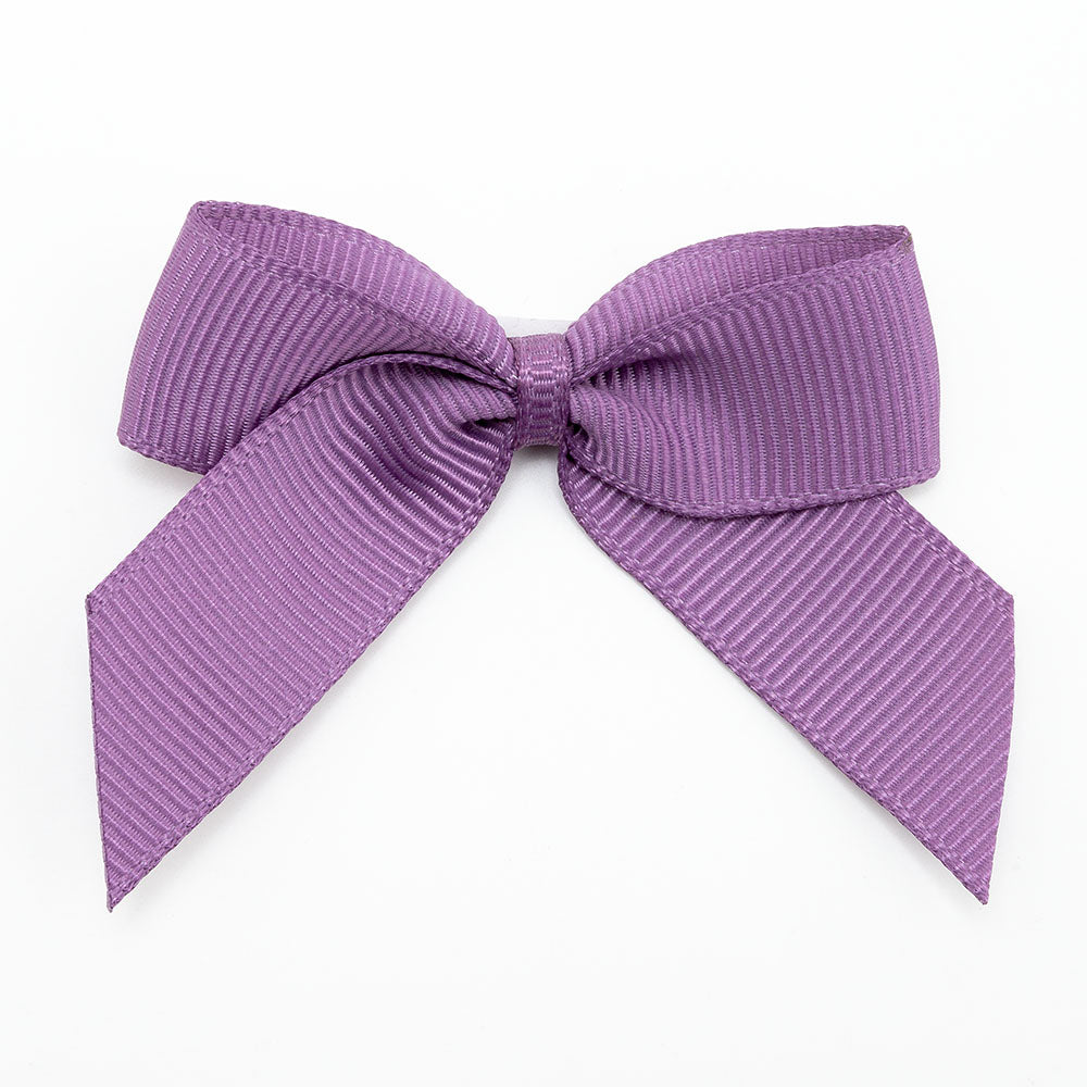 Amethyst 5cm Grosgrain Bows - Self Adhesive