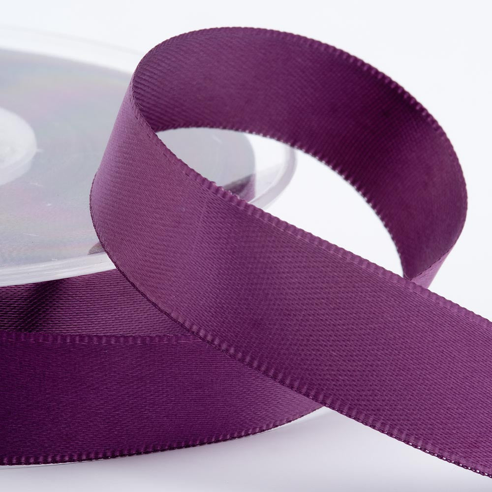 Absolutely Ribbons Amethyst Satin Ribbon - Perfect Tables