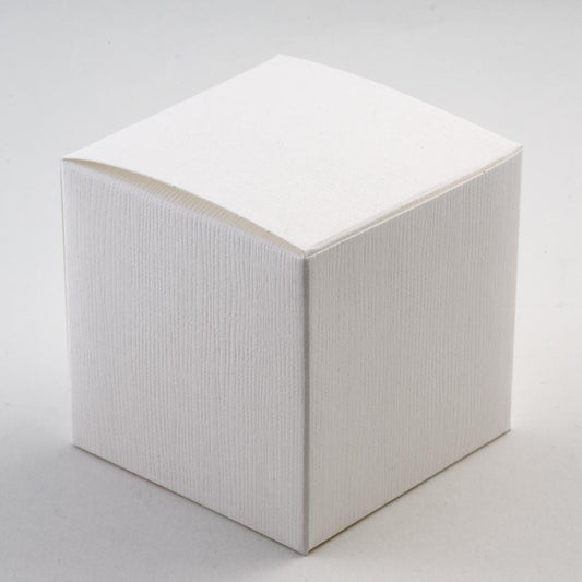 Antique White Silk Cube