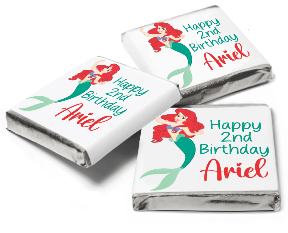 Little Mermaid Ariel Personalised Chocolates