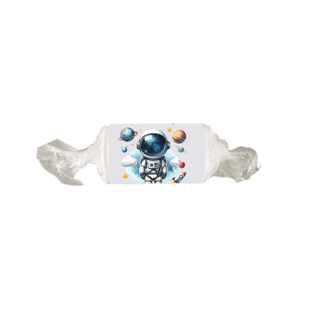 Personalised Astronaut Boy Chocolate Neapolitan Sweets