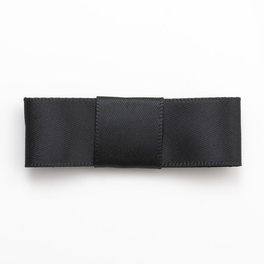 Black 5cm Dior Satin Bows - Self Adhesive