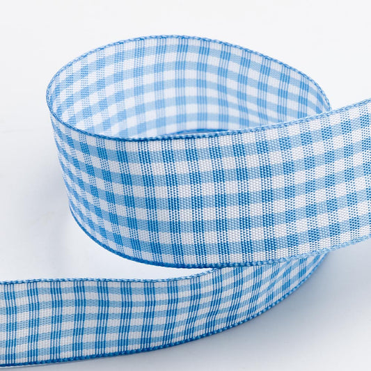 Blue Gingham Ribbon