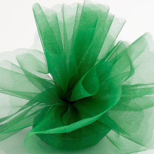 Bottle Green Cristal Tulle Scalloped Edge Organza Tulles Pack of 50