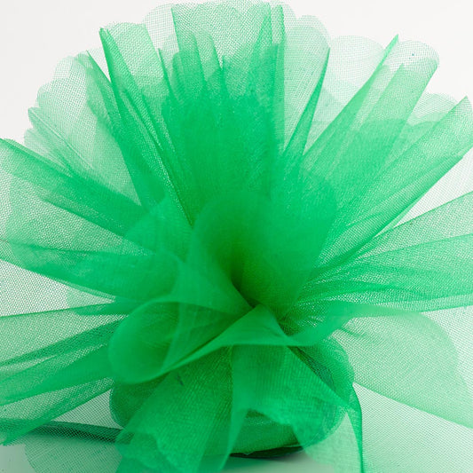 Bright Emerald Cristal Tulle Scalloped Edge Organza Tulles Pack of 50