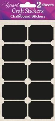 Chalkboard Stickers Recntangle 35mm x 50mm Pack of 20