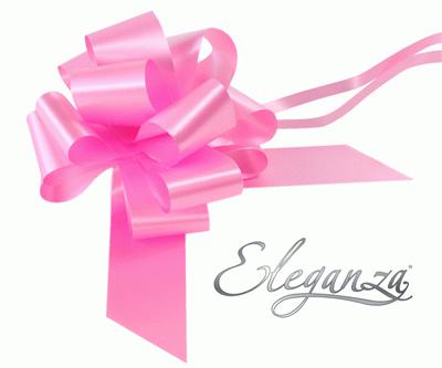 Classic Pink 50mm Poly Pullbow No.07