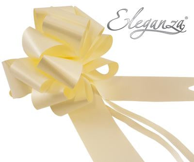 Cream 50mm Poly Pullbow No.62
