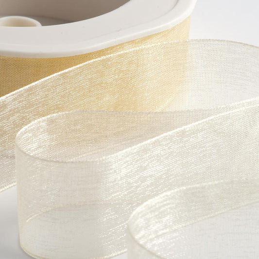 Cream Organza Ribbon