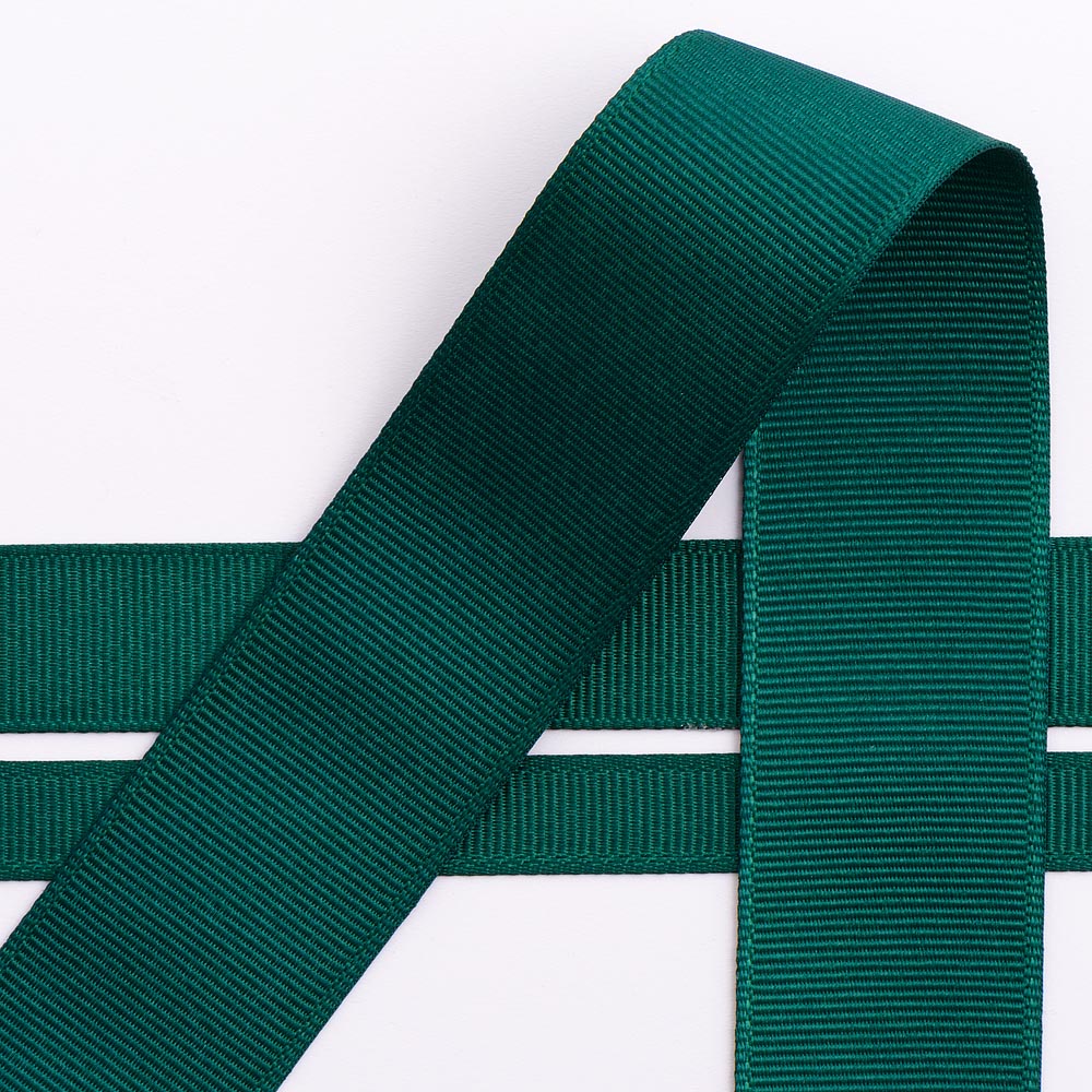 Dark Green Grosgrain Ribbon