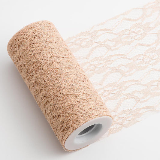 Deep Cream Lace 15cm 10 Metre Roll