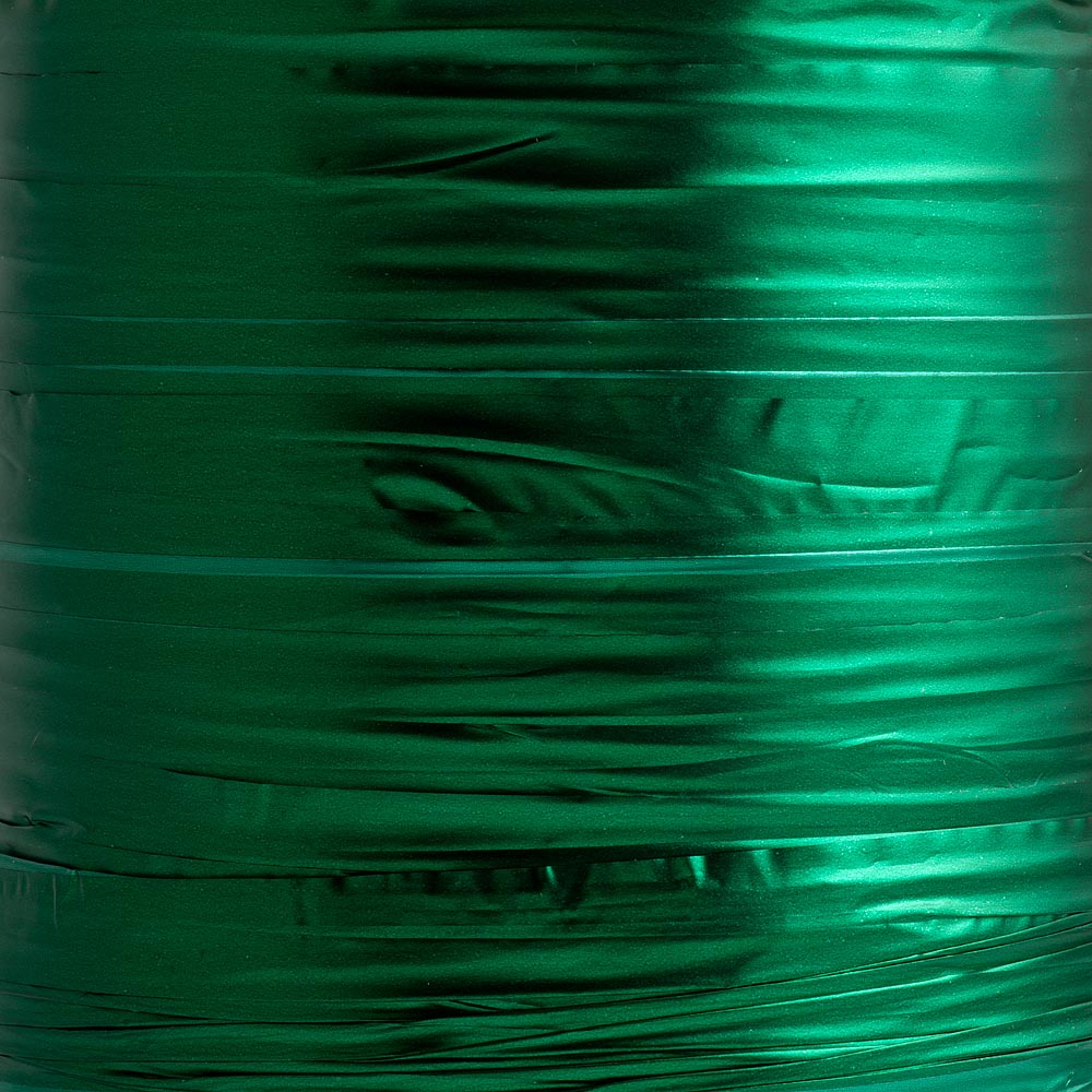 Emerald Green Decor Metallic Foil Ribbon